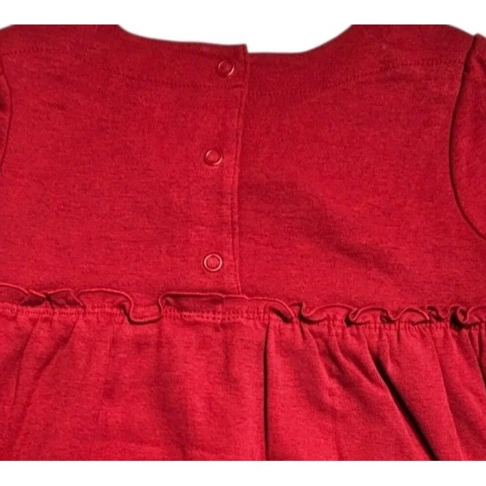 Vintage Gymboree Girls Top Size 5T Red Bon Voyage Anchor Heart 2006 NWT
